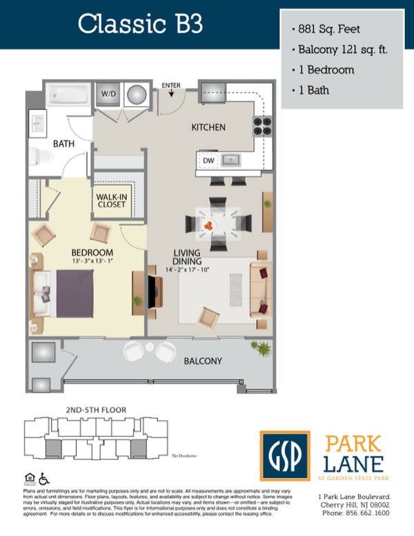 Floorplan for Classic B3