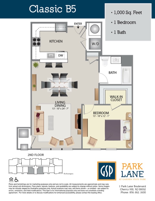 Floorplan for Classic B5