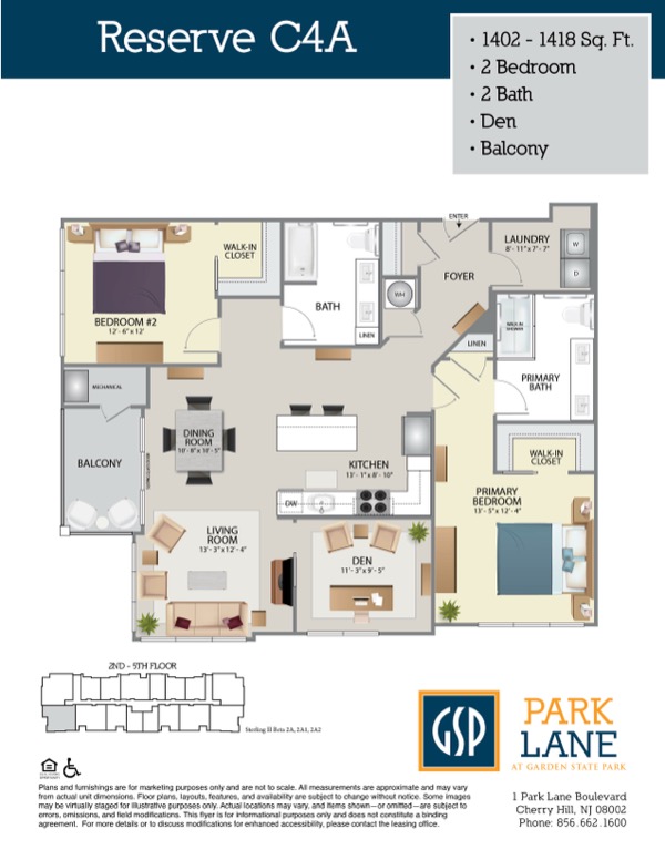 Floorplan for Reserve C4A