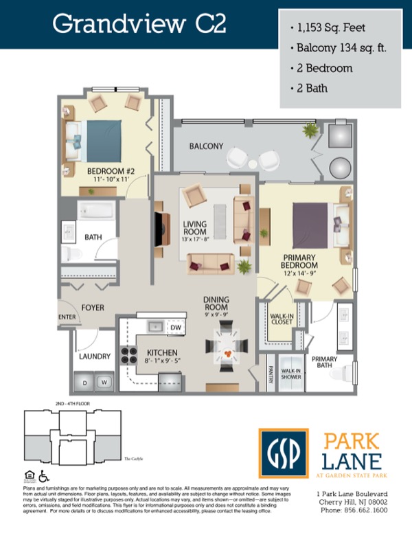 Floorplan for Grandview C2